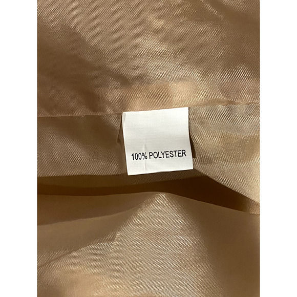 NEW! Western Fringe Soft Faux Suede Open Style Lined Jacket Coat M Light Tan - Picture 7 of 12